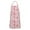 Pink Cow Milk, variant on Beige Cow Heart Pattern Apron-Garden Aprons for Women with Pockets-Cotton Linen Waterproof Kitchen Cooking Gardening Aprons Adjustable for Kitchen,Cooking,BBQ and Salon 33x27 Inch