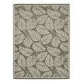 thumbnail image 3 of Unique Loom Outdoor Botanical Collection Area Rug - Augusta (9' x 12' 2" Rectangle Gray/Beige), 3 of 7