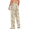 thumbnail image 6 of FREEAMG Cute Giraffe Pajama Pants for Men, Men's Separate Bottoms, Comfortable Lounge Pants for Men（853）, 6 of 7