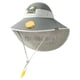 thumbnail image 2 of Sombrero de sombra para niños con ventilador de la playa accesorios de protección de verano cubierta de tono de cuello ventilador de enfriamiento gris, 2 of 9