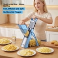 thumbnail image 3 of ONCE FOR ALL French Fry Cutter, Multi-Functional Potato Slicer with Adjustable Thickness for Homemade Fries, Chips & Cubes, Safe & Easy Kitchen Tool for Air Fryer & Oven, 3 of 10