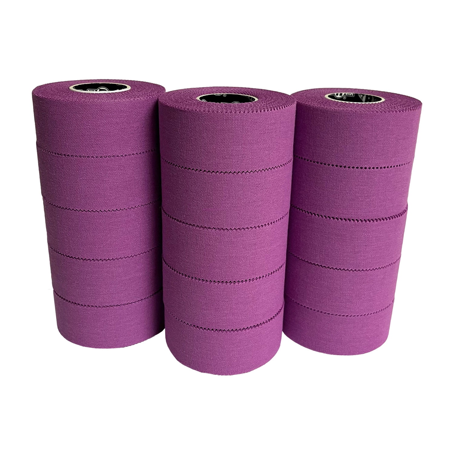 Ringside 1" Athletic Trainers Tape, 30 Feet, Adhesive and Easy to Tear, Purple, 15 Pack