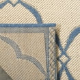 thumbnail image 4 of Safavieh Linden Ognena Geometric Indoor/Outdoor Runner Rug, Cream/Blue, 2'2" x 8', 4 of 8