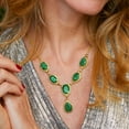 thumbnail image 5 of Ross-Simons 43.00 ct. t.w. Emerald Y-Necklace in 18kt Gold Over Sterling, Women's, Adult, 5 of 6