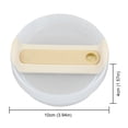 thumbnail image 4 of Tapa Pajita Abatible para 40 Onzas Cubierta Repuesto A Prueba Derrames (Beige), 4 of 8