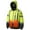 Black, variant on - Hi-Vis Heated Bomber Jacket - Yellow/Green - Size 2XL