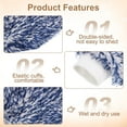thumbnail image 4 of 2pcs Mitones de Microfibra Chenille para Lavar Coches 9.1" x 6.7" Guantes de Lavado Sin Arañazos Absorbentes de Doble Cara para Limpieza y Secado de Coches en Casa, Azul, 4 of 7