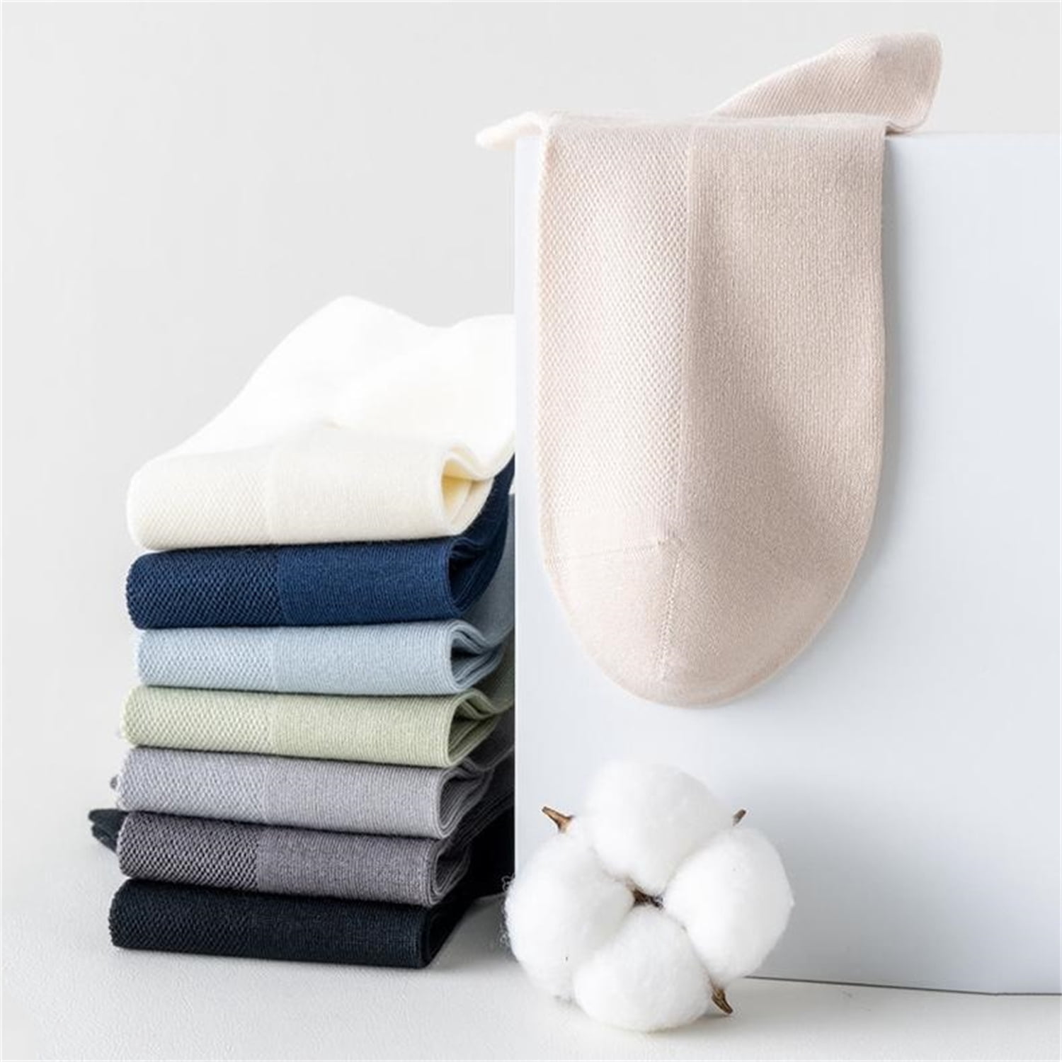 Sookeceks 6 Pairs Thin Modal Ankle Socks for Mens, Soft Breathable Lightweight Ankle Socks for Casual Size 7-11