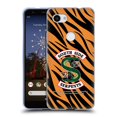 thumbnail image 1 of Head Case Designs Officially Licensed Riverdale South Side Serpents Tiger Print Logo Soft Gel Case Compatible with Google Pixel 3a, 1 of 7