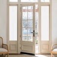thumbnail image 2 of Pure White Window Privacy Film, Simple Solid Color Static Cling UV Sun Blocking Heat Control Window Tint Day and Night, Non-Adhesive Reusable One Way Windows Privacy Cover 17.7''x78.7'', 2 of 7