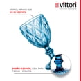 thumbnail image 4 of Juego de 6 Copas de Cristal Labrado VITTORI Copas de Vino Color Azul cobalto 245 ml, 4 of 5