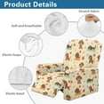 thumbnail image 5 of Xixirimido Dachshund Dog Apples Hearts Recliner Chair Covers 4-Pieces Stretch Lazy Boy Recliner Covers with Pocket Reclining Slipcovers Soft Sofa Slipcover Furniture Protector for Pets Kids, 5 of 8