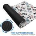 thumbnail image 6 of Long Mouse Pads for Desk,White Cow Milk Moo Pattern Desk Mats on Top Of Desks, Desk Mouse Pad Extra Large with 3mm Non-Slip Base and Stitched Edge for Gaming,Office,Work,Home 47.3"x23.6", 6 of 6