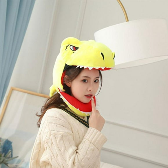 Sombreros de de , Sombrero de Cosplay, Sombrero Cálido de Animales, PP, Juguete de de Dibujos Animados, , Lindo S - amarillo CUTICAT sombrero de felpa de fiesta