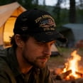 thumbnail image 5 of 250th US Anniversary Distressed Denim Hat, 1776-2026 Embroidered Patriotic Baseball Cap with Adjustable Metal Buckle, 5 of 6