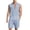 Light Blue, variant on Makaor Linen Sets for Men 2 Piece Big and Tall Solid Color Matching Sets Vacation Outfits Sleeveless Button down Shirts Drawstring Shorts Trendy Travel Clothes