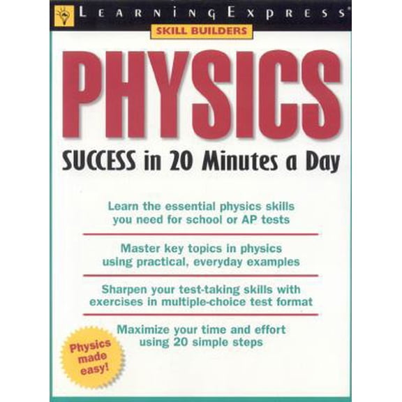 Pre-Owned Physics Success in 20 Minutes a Day (Paperback) 1576854973 9781576854976