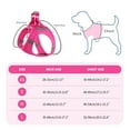 thumbnail image 3 of Charkool Reflective Dog Harness and Leash, Adjustable Breathable Dog Vest, Training for Extra Small Dogs, Red, 3 of 6