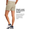 thumbnail image 2 of PULI Golf Shorts Men 5 Inch Inseam Stretch Casual Dress Shorts with Pockets Waterproof Lightweight Quick Dry, 2 of 6