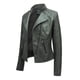 thumbnail image 4 of Puntoco Chaqueta de motorista con solapa para mujer, con cremallera, corta, estilo punk Puntoco Puntoco-6027, 4 of 5