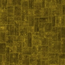 Ahgly Company Machine Washable Indoor Square Persian Yellow Bohemian Area Rugs, 3' Square