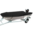 thumbnail image 1 of Waterproof Heavy Duty Open Boat Cover Trailerable Fishing Ski Bass Runabouts,210D Fit 11.5 - 14.7ft, 1 of 10