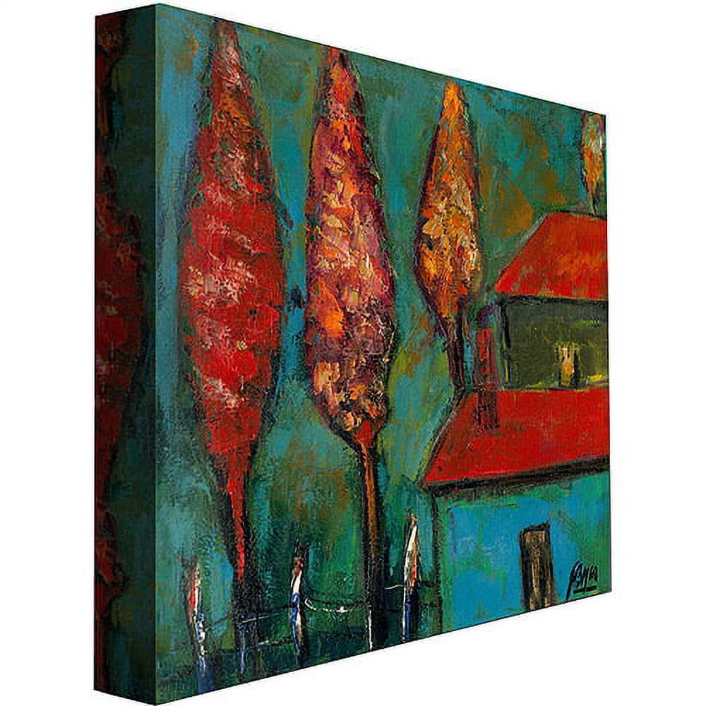 Trademark Fine Art "Crimson Night" Canvas Art by Boyer