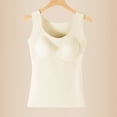 thumbnail image 2 of Xugsiok Thermal Tank Tops for Women Warm Fleece Lined Underwear Vest Solid Lightly Seamless Underwear Tank Tops Soft Comfortable Base Tank Tops for Cold Weather, 2 of 3