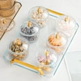thumbnail image 3 of GROWTH TANK Acrylic Serving Tray , 6 Bowls with Lid , Condiment Tray , Serving Tray for Clear, 3 of 9