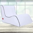 thumbnail image 4 of Soidarity Portable Lazy Air Lounge Chair Inflable Sleeping Camping Bed Beach Sofá Bolsa Deportes acuáticos blanco 60*70*55cm Soidarity HW5621-13, 4 of 6