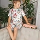 thumbnail image 4 of Balery Gnome With Love Letter Conjunto de Pijama Infantil de Manga Corta con Estampado – Ropa de Dormir de Algodón Suave-Medium, 4 of 6