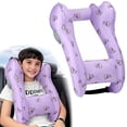 thumbnail image 1 of LEEYNEER Inflatable Travel Neck Pillow for Kids  Fast Inflation  Portable and Foldable Kids Travel Pillow  Comfortable Travel Pillow for Airplane  Car  TrainFits Ages 6+ & Under 165 lbs, 1 of 8