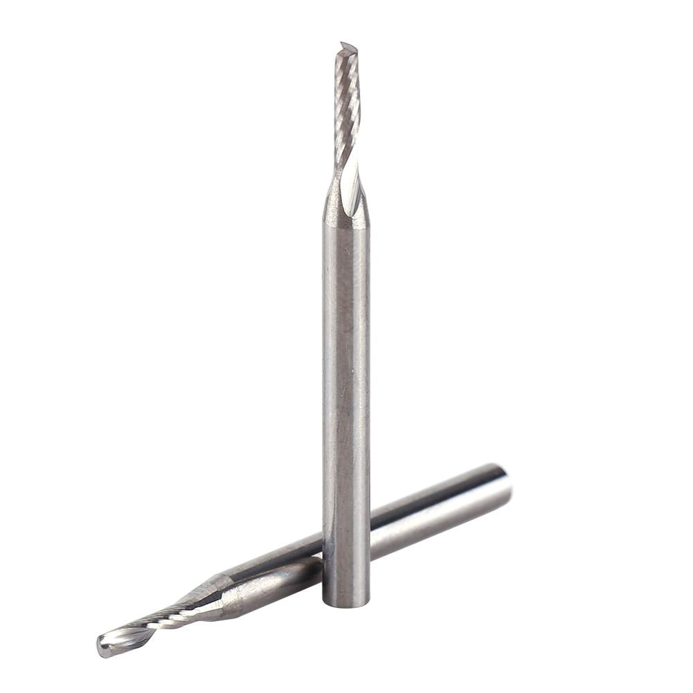 Mgaxyff Cutting Tool, CNC Bit,10pcs 1/8'' Shank Tungsten Carbide End