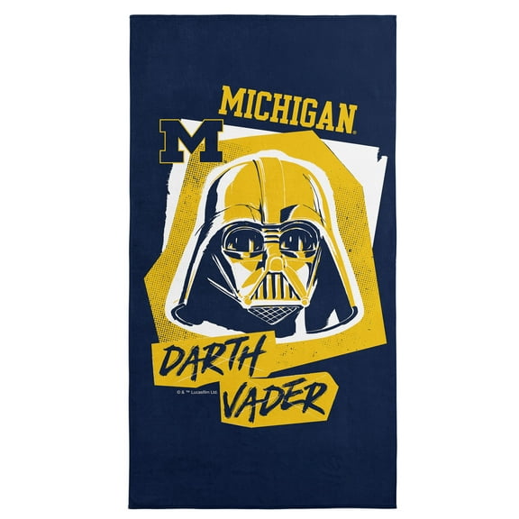 The Northwest Group Darth Vader Michigan Wolverines 30" x 60" Beach Towel