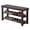 Brown, variant on CONCETTA 27-In Bamboo Shoe Rack Bench, 3-Tier 280 lb Capacity Storage Organizer for Entryway, Living Room, Balcony, Black