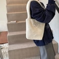 thumbnail image 2 of 2024 Otoño e Invierno Nuevo Bolso de Felpa de Alto Valor Cubo Bolso de Hombro Portátil de Gran Capacidad Bolso de Axila Femenino, 2 of 5