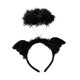 thumbnail image 1 of Diadema de alas de ángel con luz, ideal como regalo de fiesta para Halloween. Negro, 1 of 9