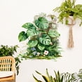 thumbnail image 3 of Vinilo decorativo de pared con plantas tropicales y hojas de tortuga | Adhesivo botánico para dormitorio, sala de estar y baño, 3 of 5