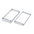 thumbnail image 1 of Labymos Chrome-Plated Plastic Guitar Pickup Frame Mounting Ring for LP Guitar Silver, 1 of 7