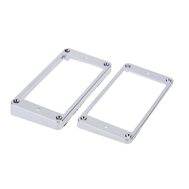 Alnicov Anillo de montaje adaptador de guitarra Humbucker a pastilla individual para pastilla de puente de guitarra Telecaster, espejo de acrílico plateado Alnicov Anillo de montaje adaptador de guitarra Humbucker a pastilla individual para pastilla de puente de guitarra Telecaster, espejo de acrílico plateado
