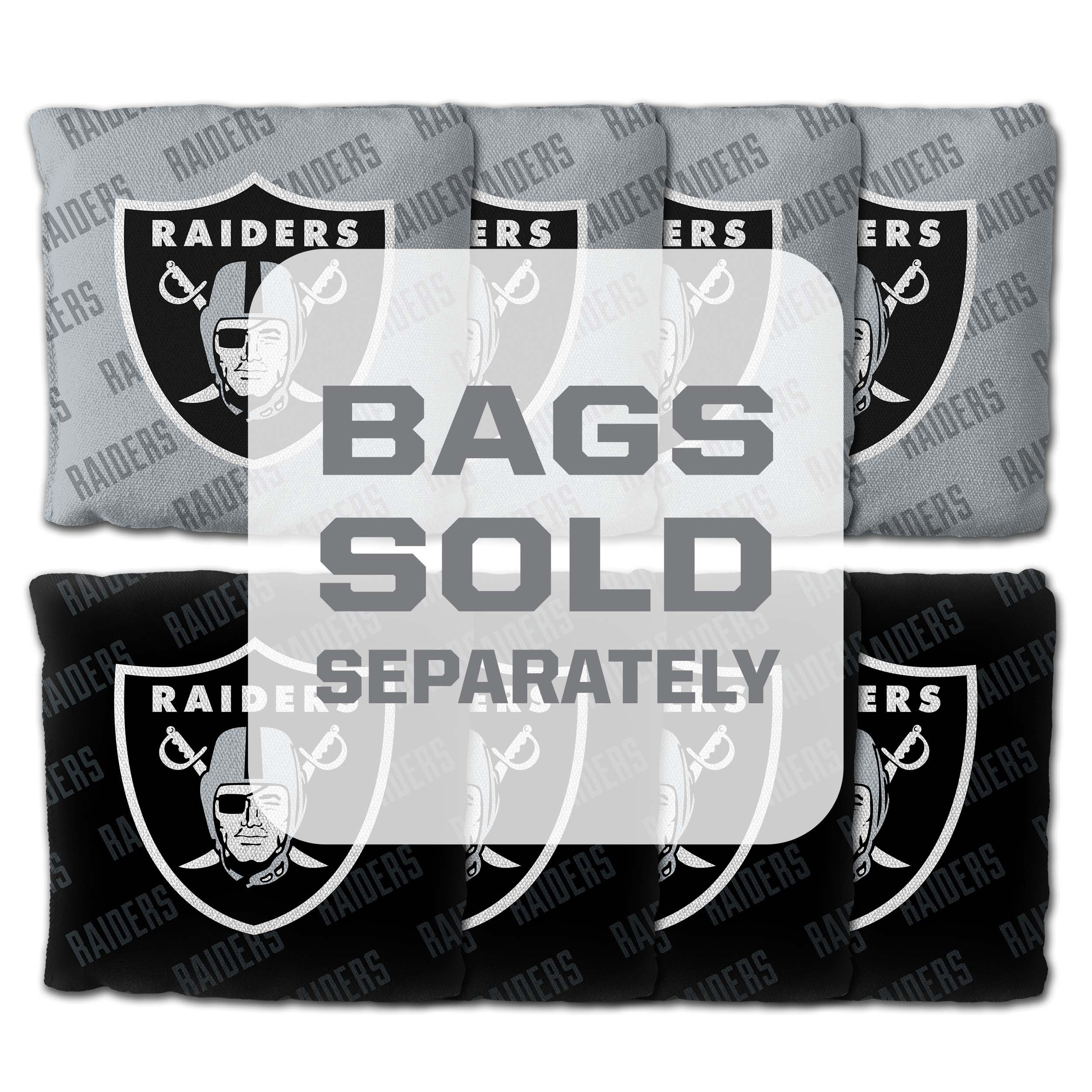 YouTheFan NFL Las Vegas Raiders 2' x 3' Cornhole Game No Bags