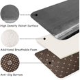 thumbnail image 3 of 2 Pieces Kitchen Rugs, Abstract Non Slip Purple Art Painting Comfort Indoor Floor Mat Runner Rug Set for Laundry Office Sink Bathroom (17"x48"+17"x24"), 3 of 14