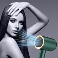 thumbnail image 6 of High-Power Hair Dryer, 800W, Ionic Low Radiation, 3 Speeds 3 Temperatures, with Long Nozzle Stand, Fireproof Plastic, Green, for Home Salon, 6 of 8