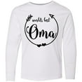 thumbnail image 3 of Inktastic World's Best Oma Long Sleeve Youth T-Shirt, 3 of 5