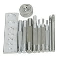 thumbnail image 2 of Snap Fastener Punch Leather Diy Installation Tool Snap Fastener Installation Tool Punch   Metal Handle Snap Fastener Rivet Setter Leather DIY Installation Tool, 2 of 8