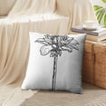 thumbnail image 4 of LALILO Throw Pillow Covers Dahlia Flower Species Daisy Cushion Cover 18" x 18", 2 Pack, 4 of 6