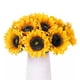 thumbnail image 1 of Ramo de girasoles artificiales, decoración de primavera de boda de flores silvestres falsas, flores para novia, decoración artística artesanal de jardín DIY, 1 of 6