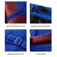 thumbnail image 6 of ETHAN 5-Piece Formal Suit Set Includes Suit Jacket Comfort Waist Dress Pants Vest Dress Shirt Necktie and Bow Tie 8, 6 of 8