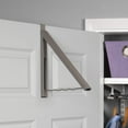Hold N’ Storage Retractable Over the Door Clothes Hanger Valet Rod