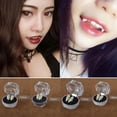 thumbnail image 3 of Advancent Espeluznante vampiro hombres lobo colmillos falsos dientes de dentadura disfraz Halloween prop Kits de decoración para fiestas 19mm 4#, 3 of 5